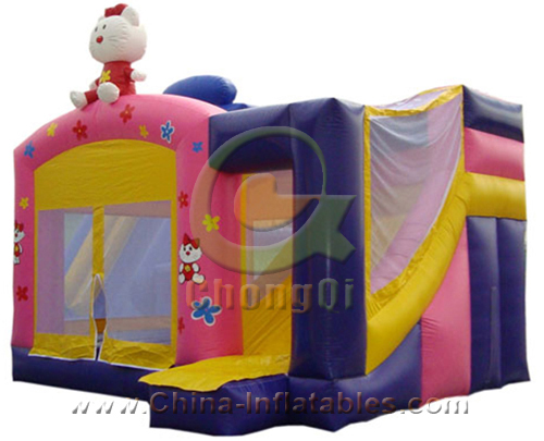 inflatable hello kitty jumping castle